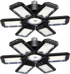 Paquete de 2 luces de garaje, luces de techo LED de 20000LM 6500K