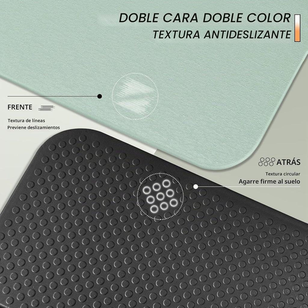 PAIDU Esterilla de yoga plegable para fitness, extra gruesa de 2/5 pulgadas (0.394 in) | TPE antideslizante certificado SGS | 75 x 26 pulgadas extra larga | portátil y fácil de almacenar | para yoga