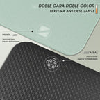 PAIDU Esterilla de yoga plegable para fitness, extra gruesa de 2/5 pulgadas (0.394 in) | TPE antideslizante certificado SGS | 75 x 26 pulgadas extra larga | portátil y fácil de almacenar | para yoga