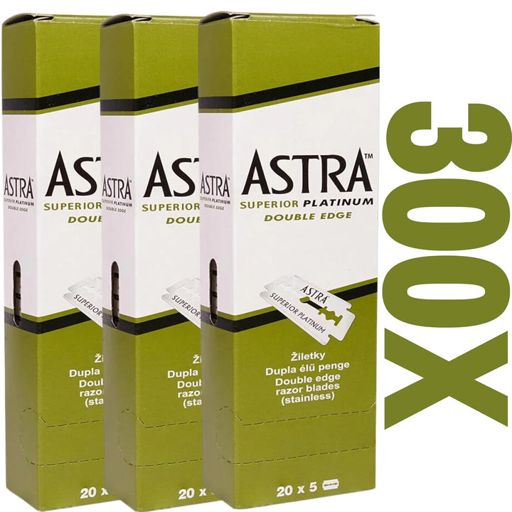 The Shave Factory Astra Platinum - Cuchillas de afeitar de segurida...