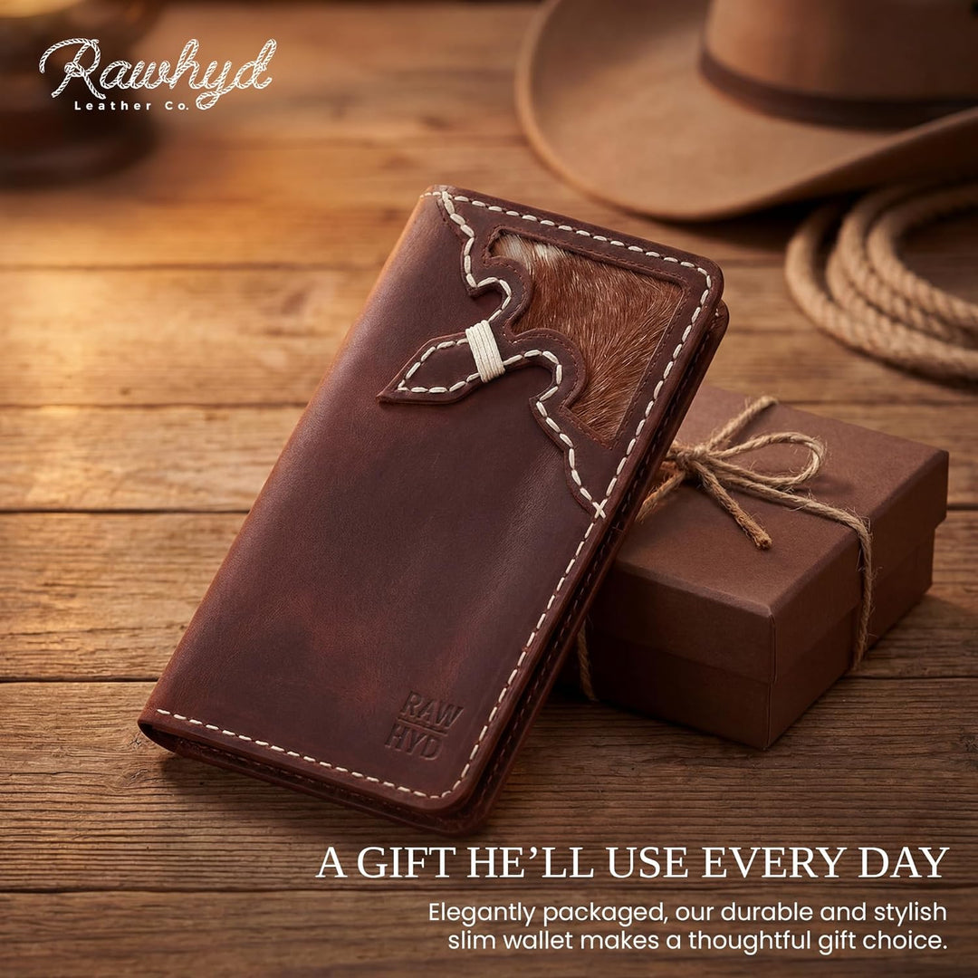RAW HYD Cartera larga para hombre \u2013 Cartera de vaquero de rode...
