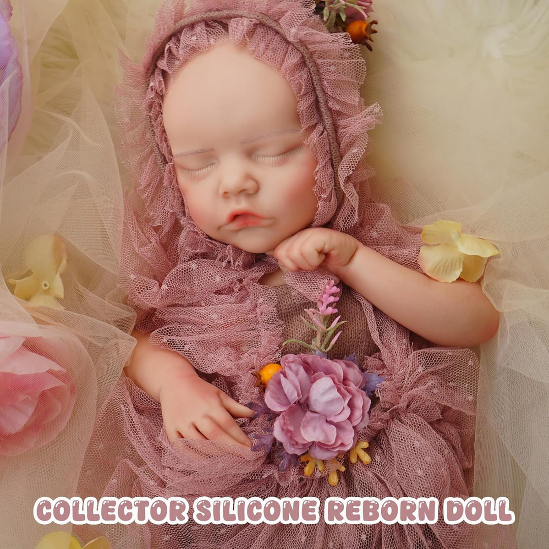 YaLuoQian Muñeca de bebé recién nacida de silicona completa, de 18...