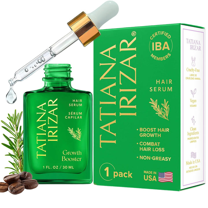 Suero para el crecimiento del cabello con cafeína para mujeres, fab...