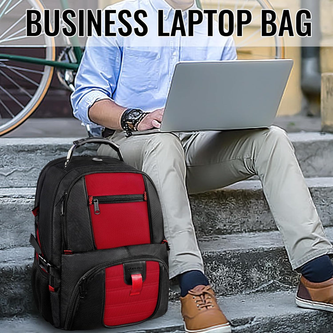 YOREPEK - Mochilas grandes para laptops de hasta 18.4 pulgadas, com...