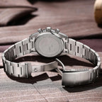 ADDIESDIVE Racing Chronograph Relojes para Hombre 3 Sub-diales 100M a Prueba de Agua