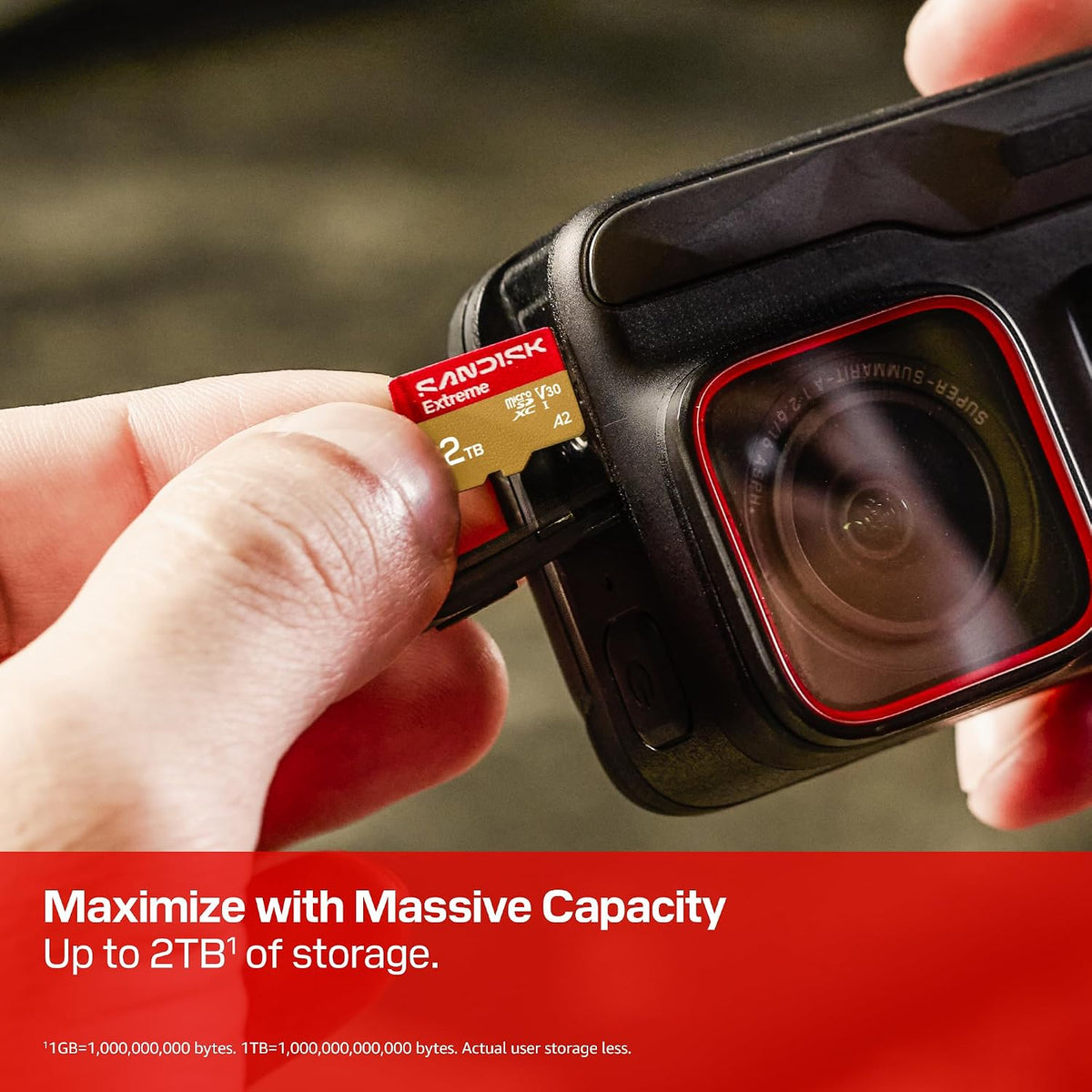 SANDISK Tarjeta microSD extrema 256B + adaptador, velocidades de lectura de