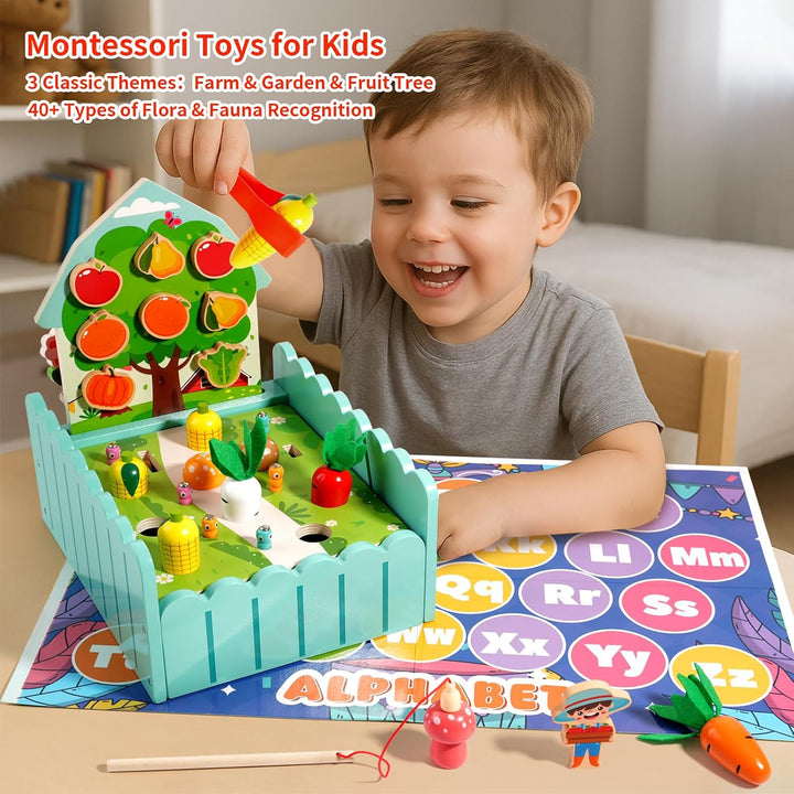 INIFEIDALA Juguetes Montessori para niños y niñas de 2, 3, 4, 5 año...