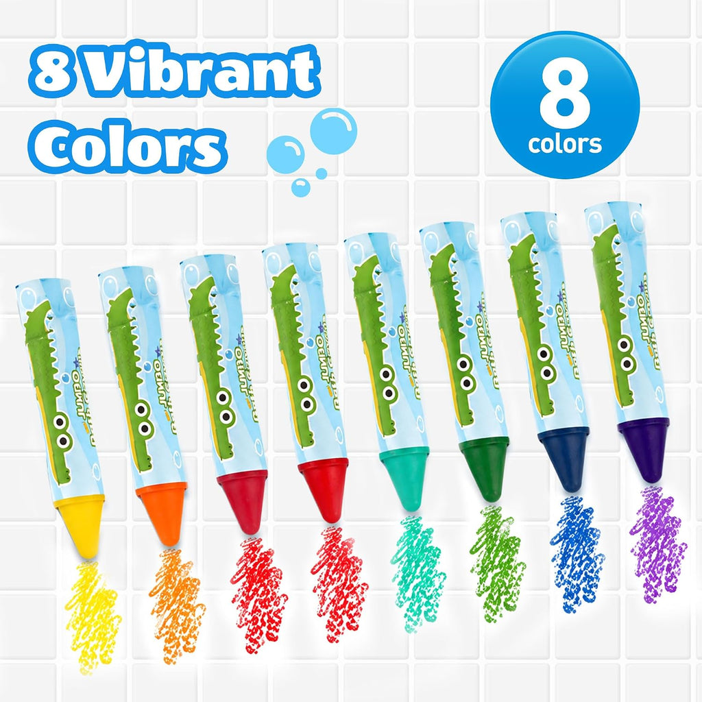 YPLUS Crayones de baño jumbo para niños pequeños y niños de 3 a 6 años