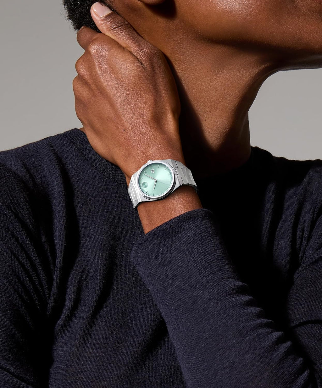 Movado Bold Quest Reloj de Hombre Deportivo - Movimiento Suizo de Cuarzo, Correa de Acero Inoxidable con Enlace - Resistencia al Agua 5 ATM - Reloj de Lujo para Él - 40mm