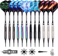 WIN.MAX Darts Punta de plástico 12 unidades Dardos de punta blanda para tablero electrónico de dardos