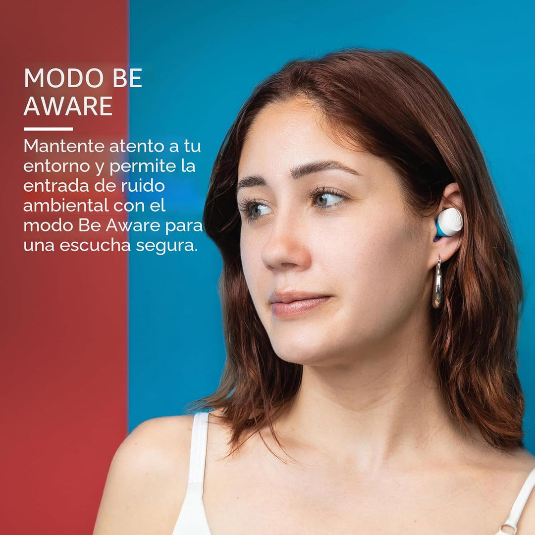 JLab Go Air Pop+ Auriculares inalámbricos verdaderos, auriculares i...