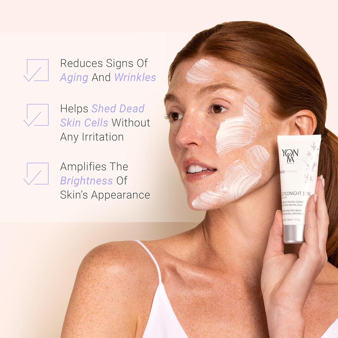 Yon-Ka Glyconight - Máscara facial antienvejecimiento, renovación d...