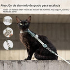 Juego de arnés y correa ajustable para gatos a prueba de escape