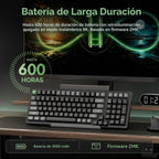 Keychron Teclado mecánico inalámbrico K4 Ultra 8K 96% con teclado numérico, 2.4 GHz/Bluetooth/cableado, 600 horas de duración de la batería ZMK Launcher, RGB intercambiable en caliente con