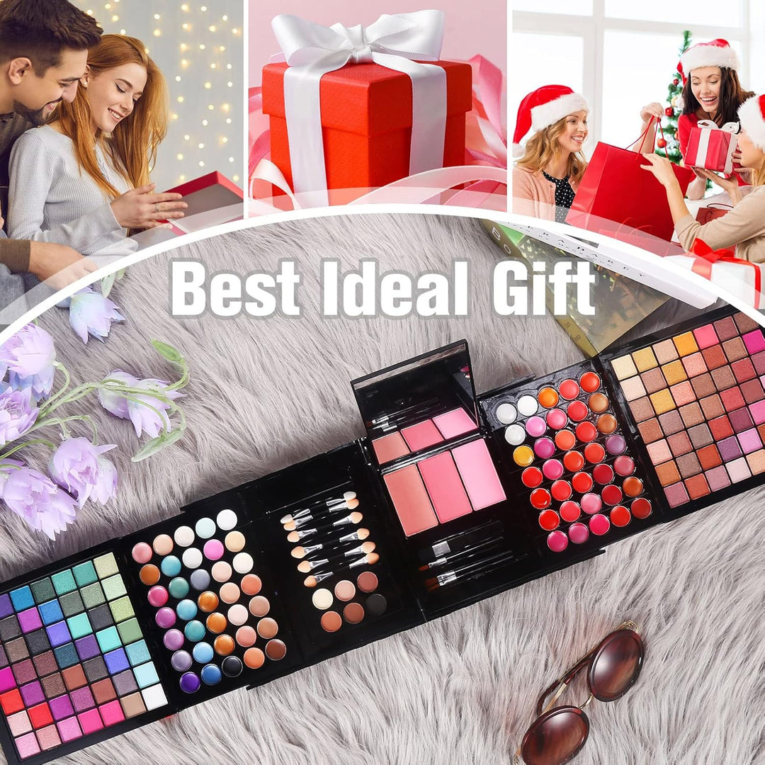 Kit de maquillaje profesional de 177 colores para mujeres y niñas,...