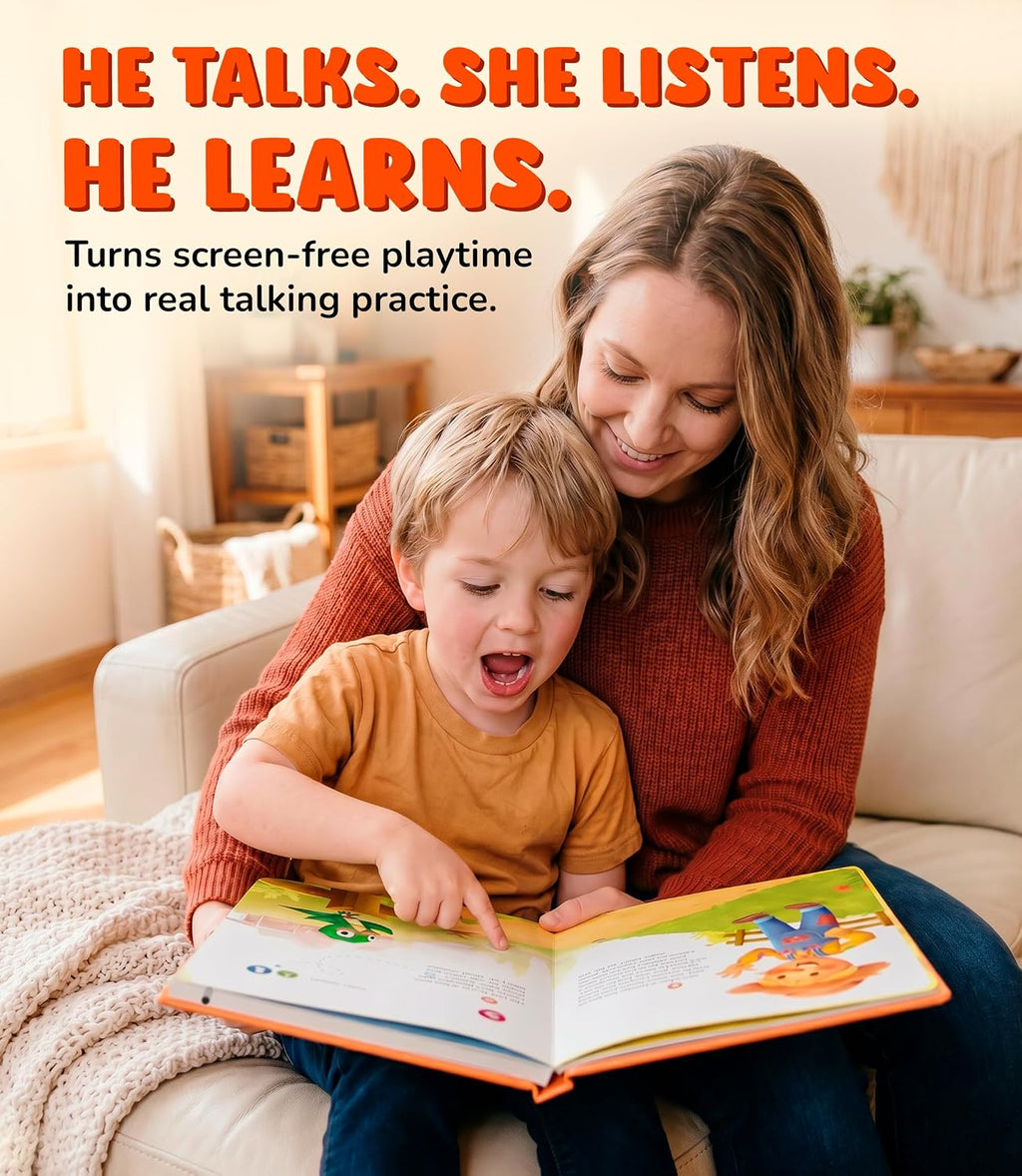 Libros de sonido interactivos para niños pequeños de 3 a 5 años graba y