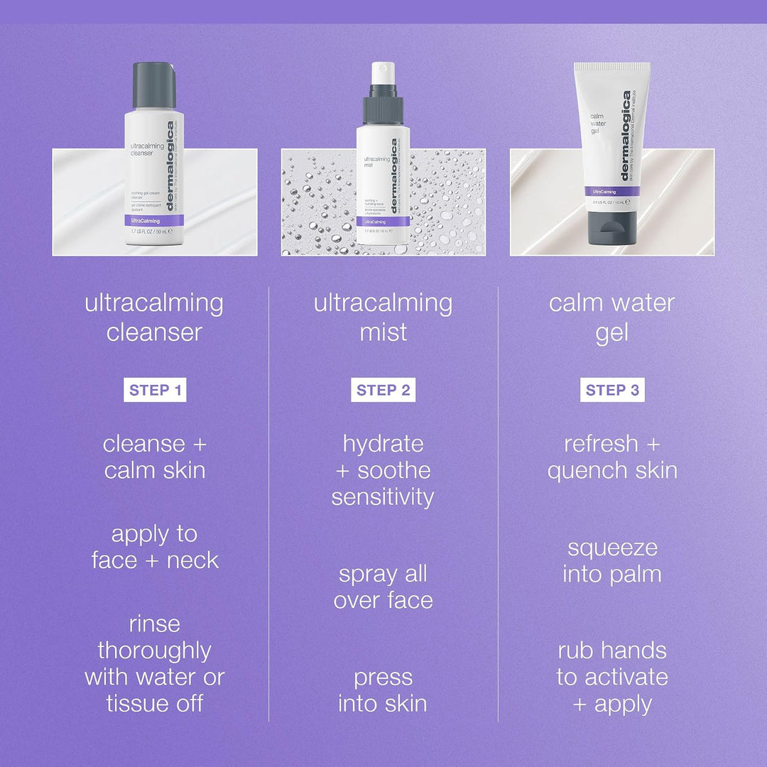 Dermalogica Kit de rescate de piel sensible, el juego contiene: lav...
