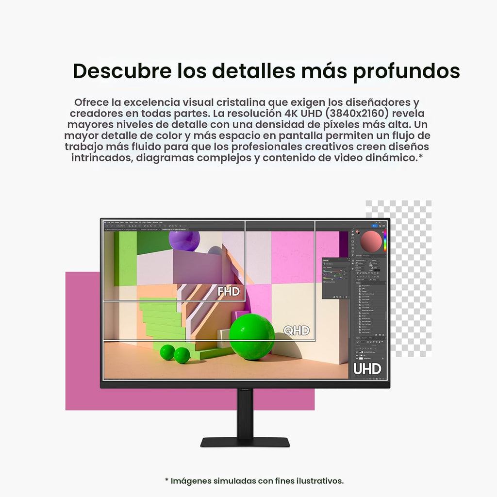 SAMSUNG Serie ViewFinity S7 (S70D) - Monitor 4K UHD de 27 pulgadas...