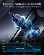 llano V12 Ultra Base de Refrigeración para Portátil con Control Inteligente por Software Ventilador para Laptop