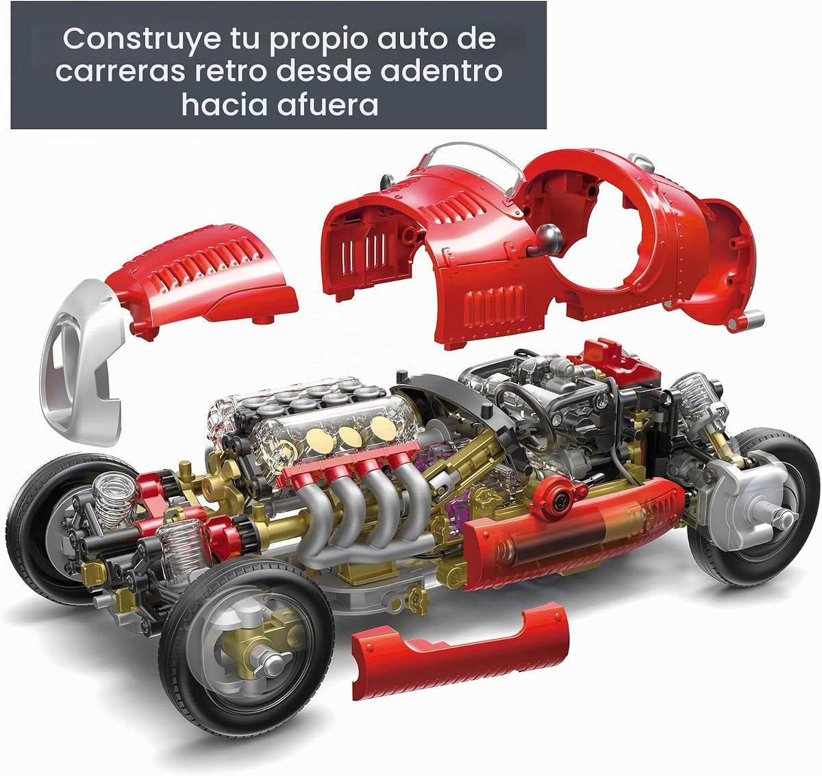 T&K Signature - Coche de carreras V8 | Set de ingeniería