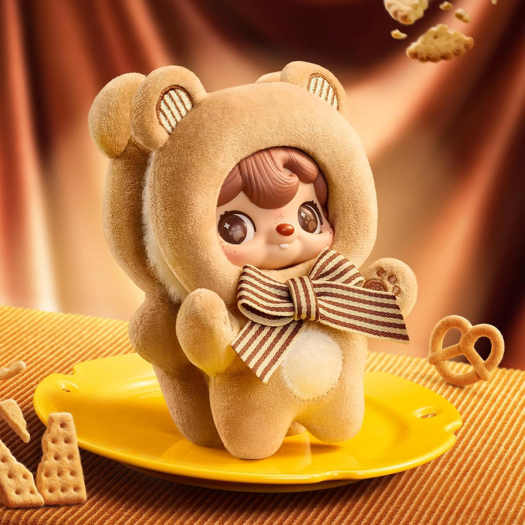 52TOYS POUKAPOUKA Me & I - Caja ciega de vinilo de peluche con diseño suave y adorable, 1 pieza perfecta para abrazar, exhibir y posar únicamente, regalo ideal para fiesta de cumpleaños