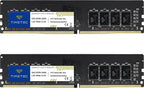 Timetec Kit de 32 GB (2 x 16 GB) DDR4 2666 MHz (PC4-2666V) PC4-21300 UDIMM RAM de escritorio - 288 pines 1.2V CL19 sin ECC sin búfer DIMM actualización del módulo de memoria