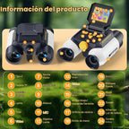 Binoculares de visión nocturna para niños, 48MP, pantalla de 2.4