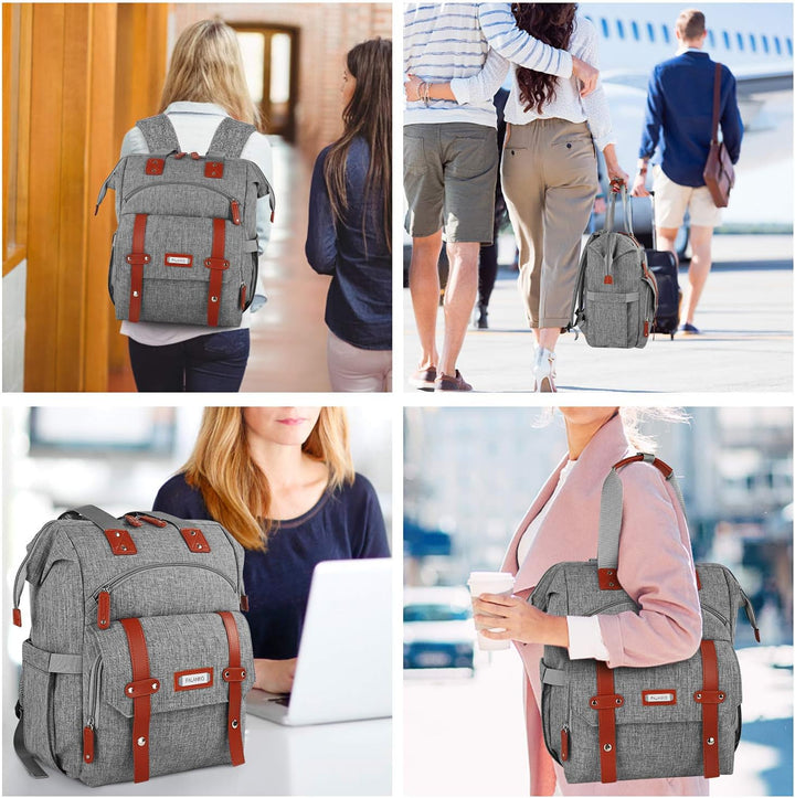 Mochila para ordenador portátil de 15.6 pulgadas Mochila para docto...