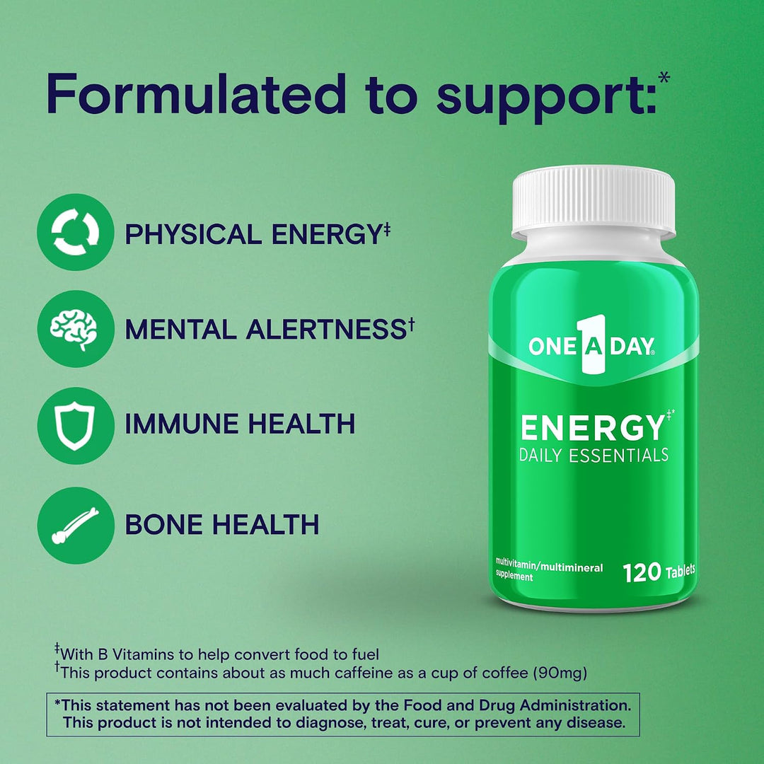One A Day Energy Daily Essentials Multivitamínico, suplemento energ...
