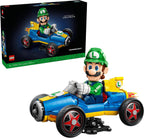 LEGO Mario Kart Luigi & Mach 8 - Juego de construcción para adultos, a partir de 18 años, coleccionable de Nintendo para fanáticos, regalo para hombres y mujeres, decoración de dormitorio o estantería