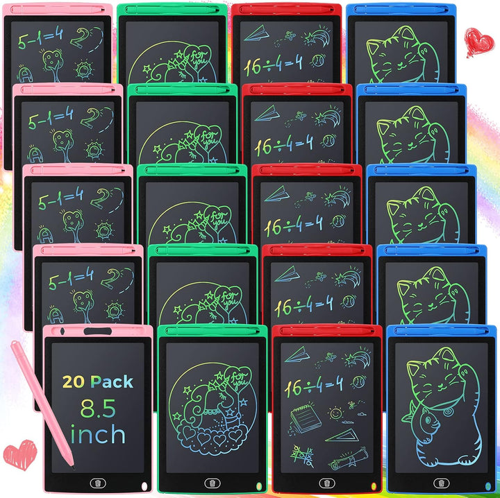 Zhehao Paquete de 20 tabletas de escritura LCD para niños: tableros...