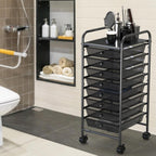 Lámpara Simple Houseware Carrito utilitario con ruedas de 8 cajones, almacenamiento