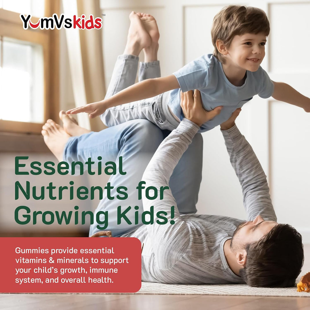 YumVs Kids - Gomitas multivitamínicas masticables con sabor a fruta...