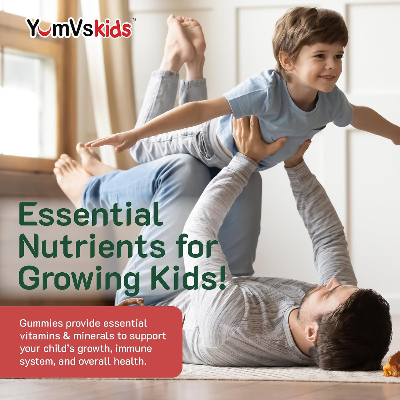 YumVs Kids - Gomitas multivitamínicas masticables con sabor a fruta...