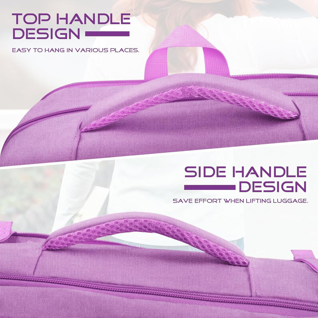 Fxcelets Mochila de viaje para mujer, mochila de transporte expansi...