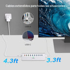 intpw, YH6S, hub USB, alimentado