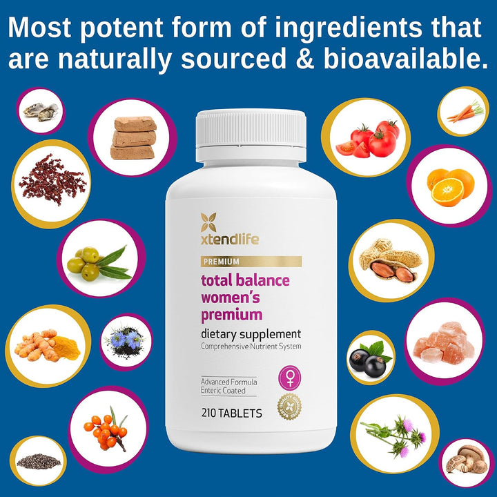 Xtendlife Total Balance Multivitamínico diario y mineral extra fuer...