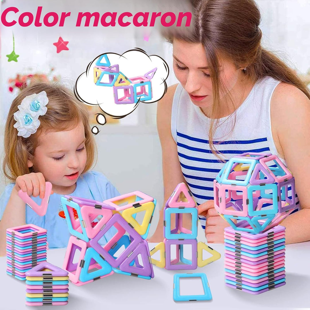 DUMMA Juguetes magnéticos de azulejos para niños de 3, 4, 5, 6, 7,...