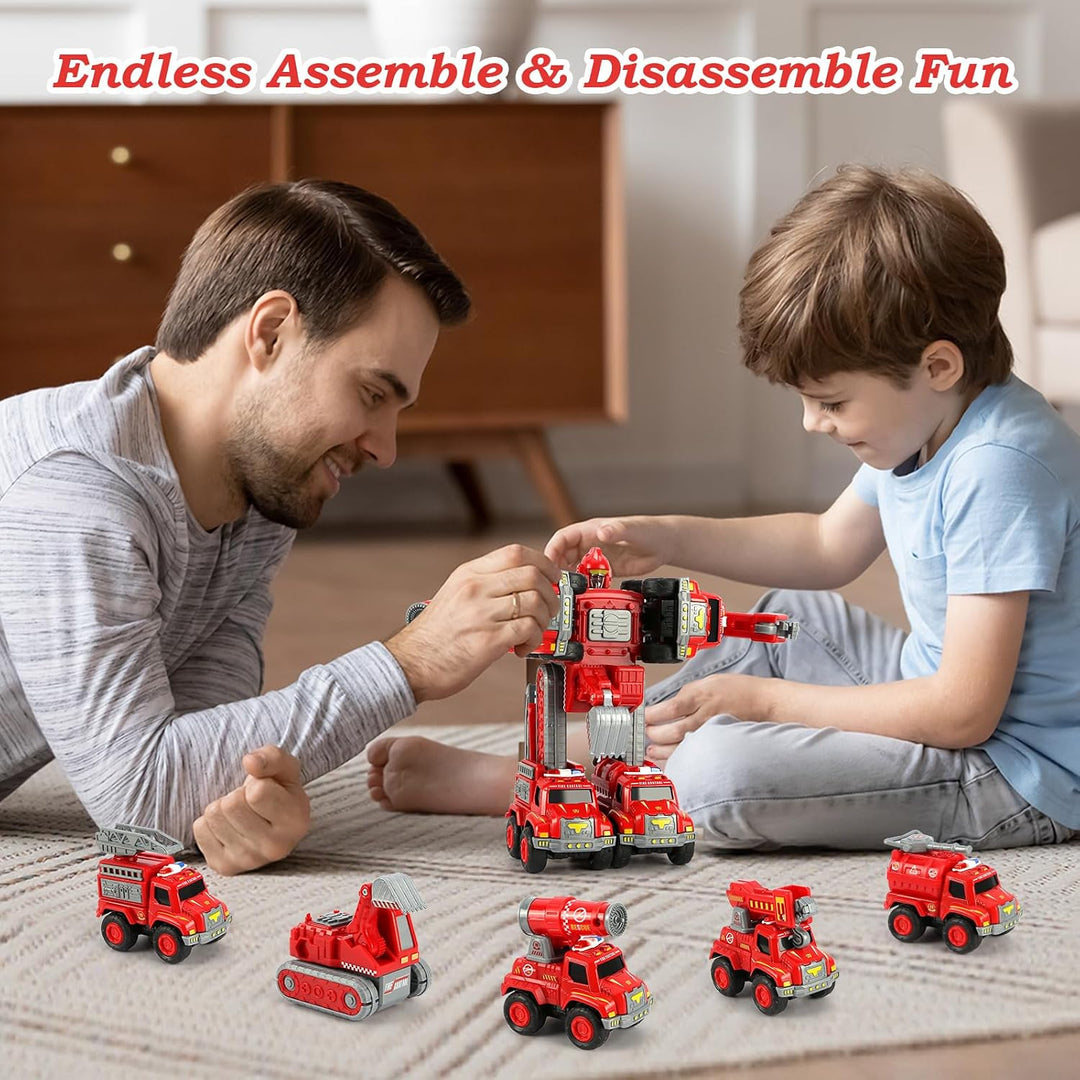 Juguetes para niños de 3, 4, 5, 6 años\u2013 Juego de 5 vehículos d...