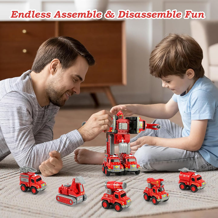 Juguetes para niños de 3, 4, 5, 6 años\u2013 Juego de 5 vehículos d...