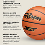 WILSON Jet Game - Balones de baloncesto para interiores, tamaño 5, tamaño 6 y tamaño 7
