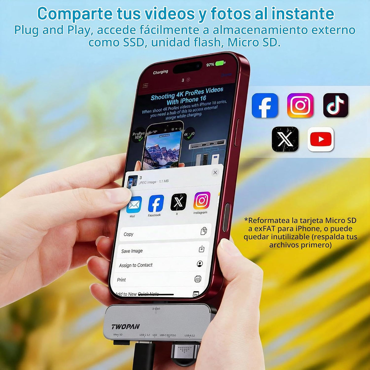 TWOPAN, TP-T10, hub USB 3.2