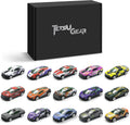 Juego de 15 autos fundidos a presión, autos de juguete de metal a escala 1