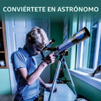 NASA Lunar Telescope para Kids Ages 8-12 con Tripod y Finder Scope