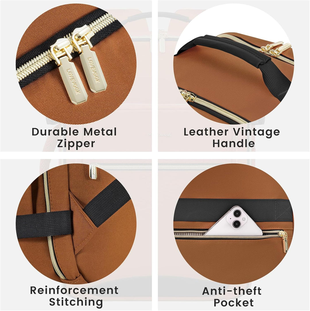 LOVEVOOK Mochila de equipaje de mano para viajes, Mochilas de viaje