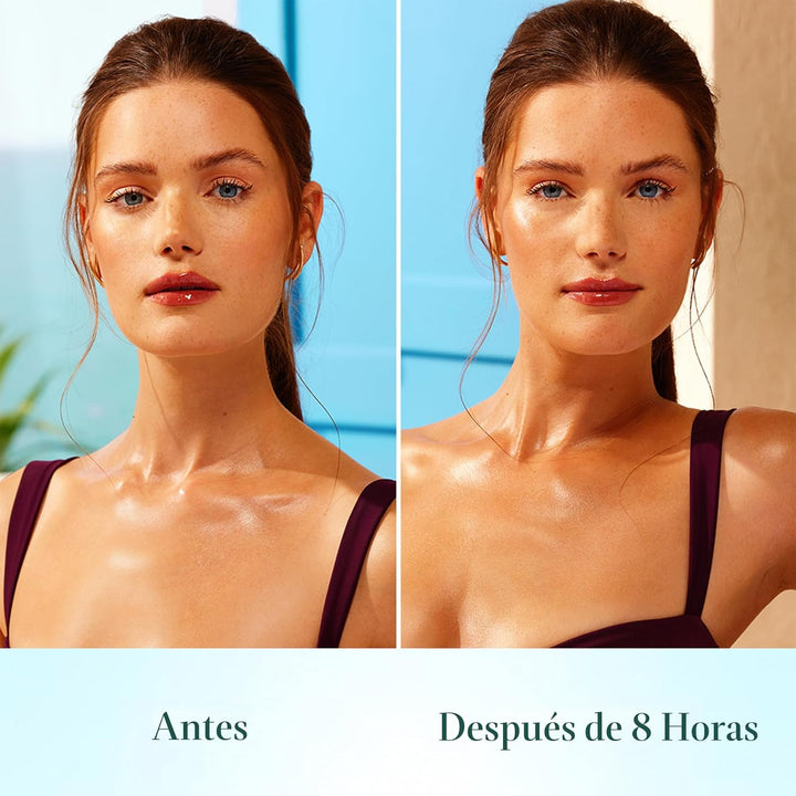 St. Tropez - Bruma facial de autobronceado Purity, brillo natural b...