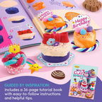 Drama Planet Mini kit de arcilla de postre para niños, haz y exhibe