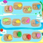 RACPNEL Juguetes de playa con cubos plegables, kit de castillo de arena