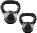 CAP Kettlebell de hierro fundido simples y sets, mango ancho, base plana