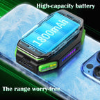 Enfriador magnético para teléfono con batería recargable, ventilador de refrigeración LED con refrigeración de semiconductores, enfriador de teléfono con pantalla de alimentación, adecuado para